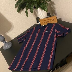 *RARE* Adidas Striped Tee